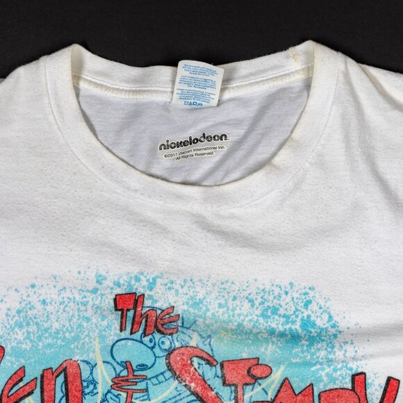 Ren and Stimpy Graphic Tee White 2XL 2017 Nickelodeon - Picture 3 of 6